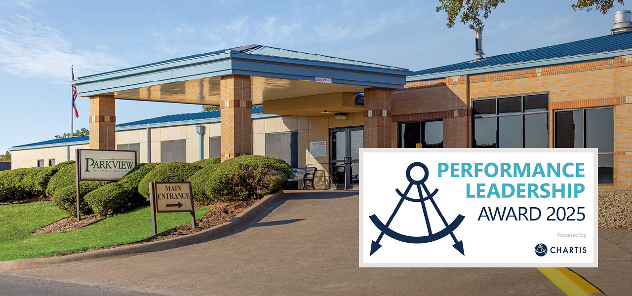 Parkview Regional Hospital Recognized with 2025 Performance Leadership Awards by The Chartis Center for Rural Health